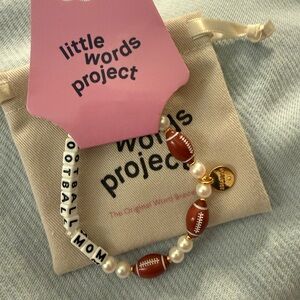 Little Words Project Football Mom Bracelet